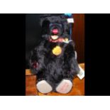 A collectable Steiff Bear 'Blackey' - 1997 - with