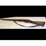 A 19th Century French rifle - St Etienne Mle1866-74 - overall length 131cms