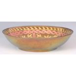 AN EARLY 20th CENTURY PILKINGTONS ROYAL LANCASTRIAN LUSTRE BOWL decorated by William S. Mycock