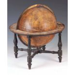 AN EARLY 19TH CENTURY 12" 'NEW CELESTIAL GLOBE' BY CARY, LONDON (DATED 1816). Mounted on a turned