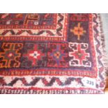 Very Large Red ground Persian Rug 287 x 218cm