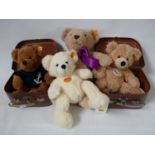 Collection of Steiff Bears to include Fynn, White Bear etc