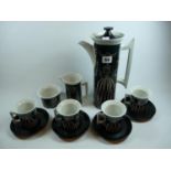 Portmeirion Pottery 'Magic City' Coffee set by Susan Williams-Ellis