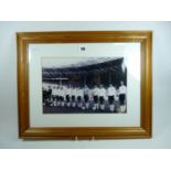 Framed England 1966 Photograph signed by Geoff Hurst with certificate, 30 x 19cm