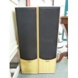 Pair of Acoustic Solutions floor speakers Model No AV 120