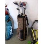 Collection of assorted Golf Clubs inc. Donnay, Bronty etc
