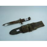 WW1 British Trench Knife made from a shortened bayonet