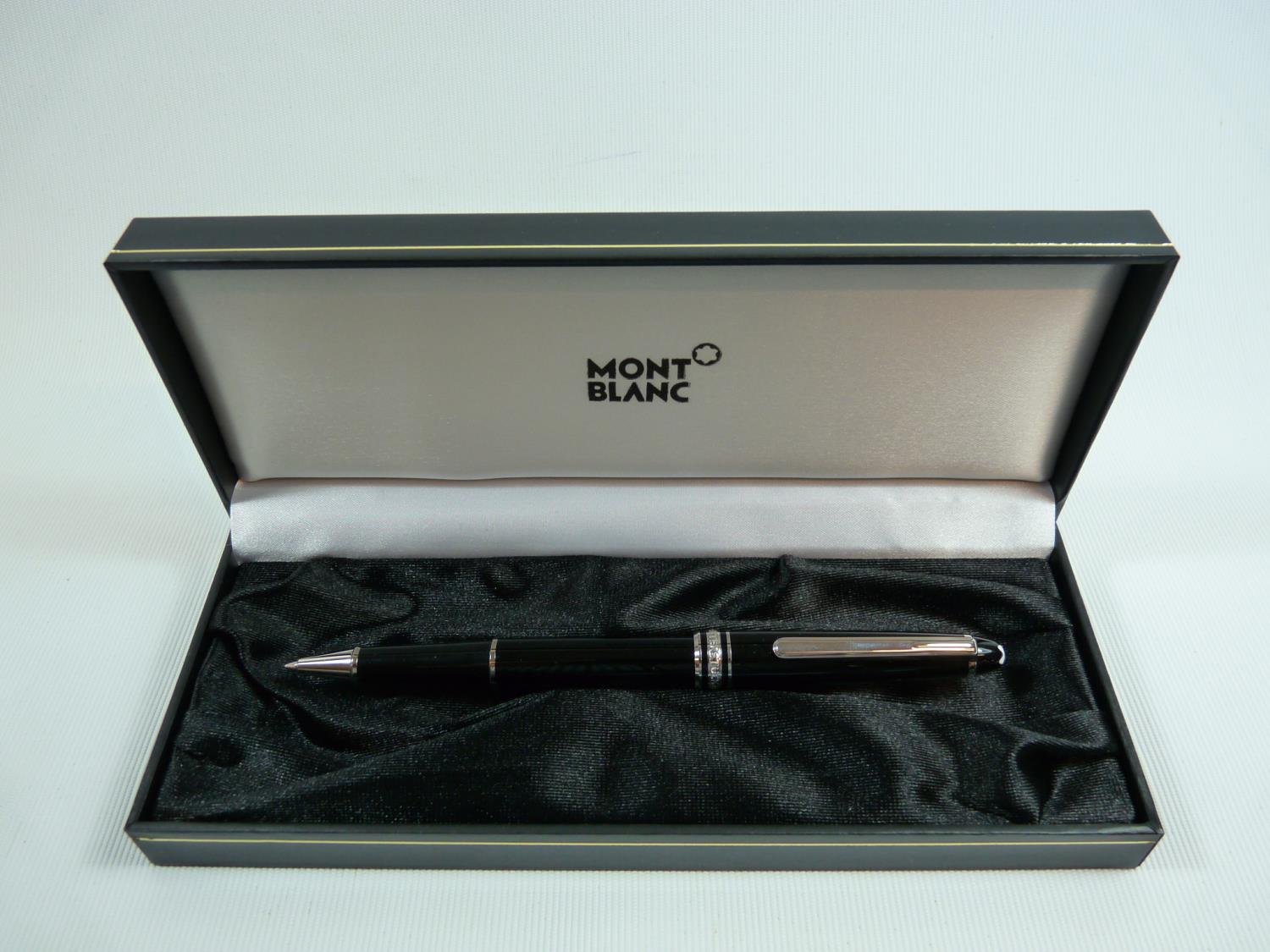 Montblanc Meisterstuck Rollerball Pen CL1871079 with Platinum coated trim, Boxed