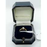 Ladies 18ct Yellow Gold Claw Set Diamond Solitaire Ring 0.30ct, G/H VS Estimated, 2.9g total weight.