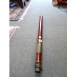 C Raunds Patent Range finding telescope sold by W Watkins of St James Street, London.