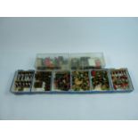 Large collection of Hand Painted Lead figures inc. Infantry, Paratroopers etc