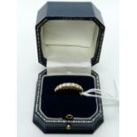 Ladies 18ct Gold Seven Stone Diamond Ring 0.70ct total, F/G Si estimated, 2.7g total weight. Size T