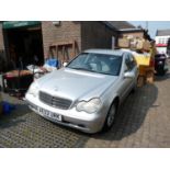 Mercedes C180 AE02 URK 117K no MOT with Full Service History 1 Key