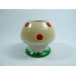 Shelley Mabel Lucie Attwell Sugar bowl in the form of a Toadstool Rd 724421, 10cm in Height