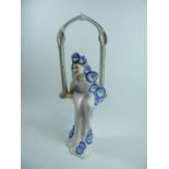 Art Nouveau Style Royal Doulton figurine entitled 'Summer Bouquet' HN5199, 30cm in Height