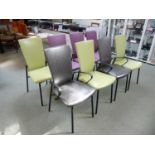 Set of 8 Naos Glisette Studio D'Urbino Lomazzi Chairs