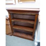 Edwardian Stained Pine bookcase of 2 drawers