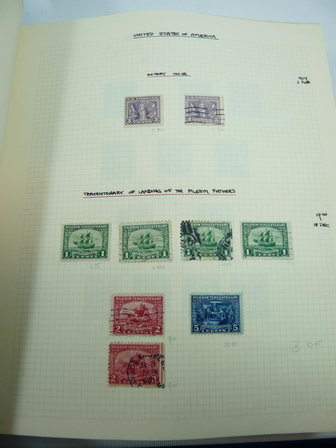 Large Album of United States of America Stamps 1874 onwards