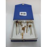 Collection of assorted Gold Stick and other Stick Pins inc. RSPB Gold Pin, Seed Pearl set pin,