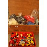 Large Chest of assorted Lego, mostly individually bagged