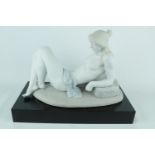 Lladro 'Resting Nude' Figurine, Limited Edition 175 of 200 of Matte finish, Sculptor: Enrique