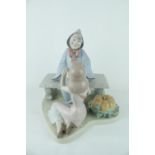Signed Lladro 'Cinderella and Fairy Godmother', Limited Edition 1312 of 2500, Sculptor: Francisco