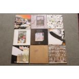 9 Assorted Led Zeppelin Records inc Led Zeppelin 1, 2 & 3, Prescence, etc