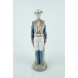 Lladro 'Civil Guard at Attention', Sculptor: Salvador Furió. Model 01005273, Introduced in 1985