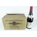 Case of 6 Romaine Jean-Louis Chave Hermitage 2011