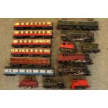 Collection of Tri-ang Locomotives inc. Britannia, Electra etc and a qty. of Hornby Dublo Carriages