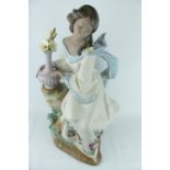 Lladro 'Garden Breeze', in Gres Finish, Privilege Limited Edition 567 of 1500, Sculptor: Francisco