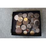 Collection of Early 19thC and later Commemorative medallions and coins mostly Copper and Bronze