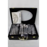 Versace Rosenthal "Medusa" pattern canteen of electro-plated cutlery of eight pieces for six place