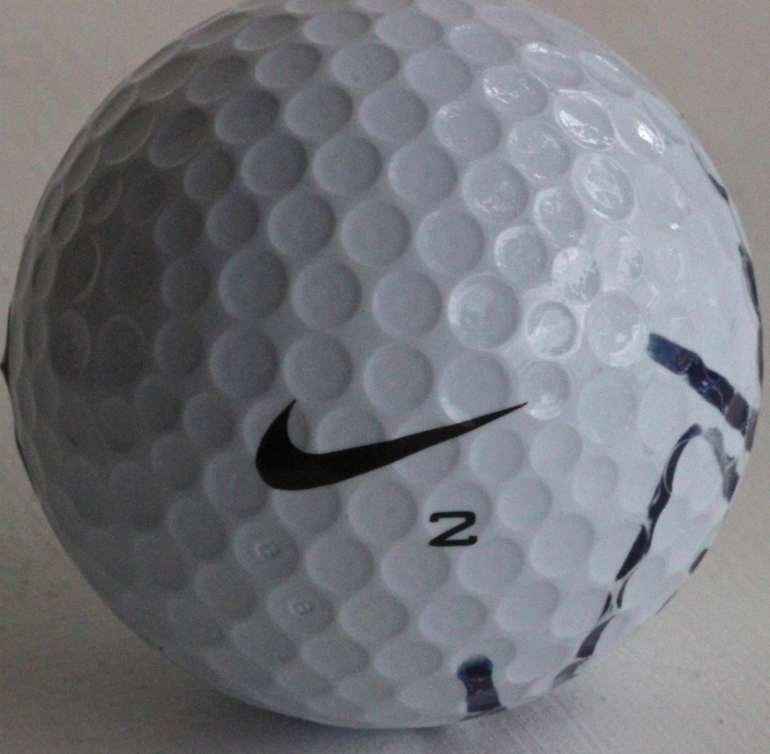 A personally signed Tiger Woods TW Tour Nike ball. With Global Authentication Inc Certificate of - Image 3 of 6