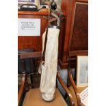 Collection of assorted Hickory Shafted Golf Clubs Inc. Robert Forgan, Nicholls Wizard etc