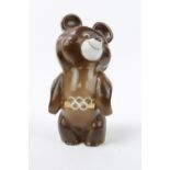 USSR Novelty Olympic Bear possibly from the 1980 Summer Olympics, 13cm in Height