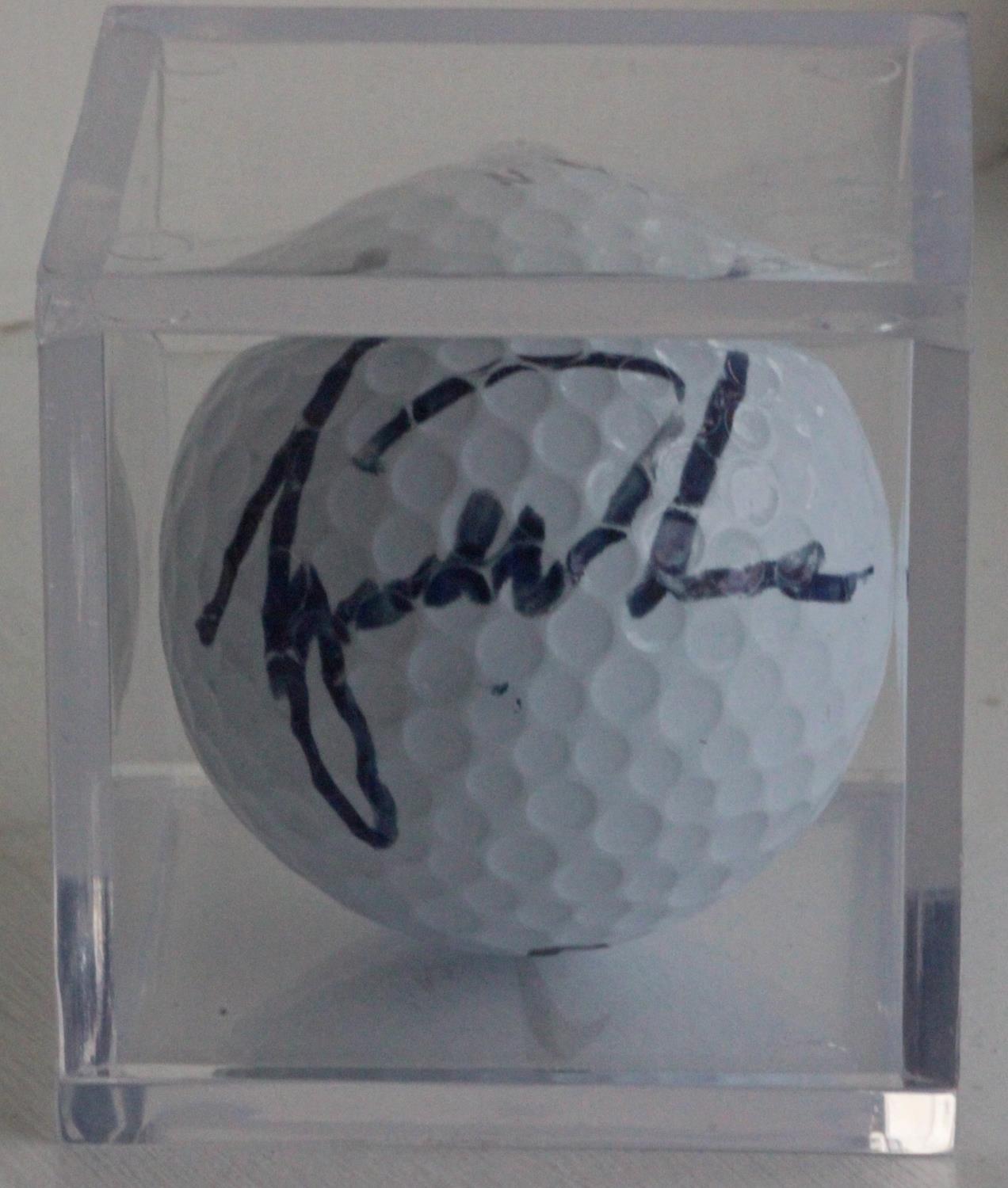 A personally signed Tiger Woods TW Tour Nike ball. With Global Authentication Inc Certificate of - Image 4 of 6