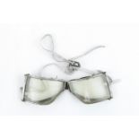 WW2 German Third Reich Panzer Tank Goggles (These are English ones looted from Dunkerque) on later