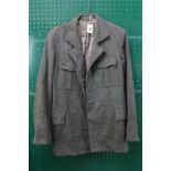 Third Reich German WWII Infantry Jacket C.1943, Stamped PZ M43 to interior. Condition - Cut out to