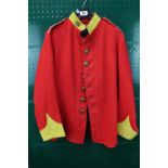 Rare Original Scarlet British Suffolk Regiment Uniform of Jacket and Trousers C.1913