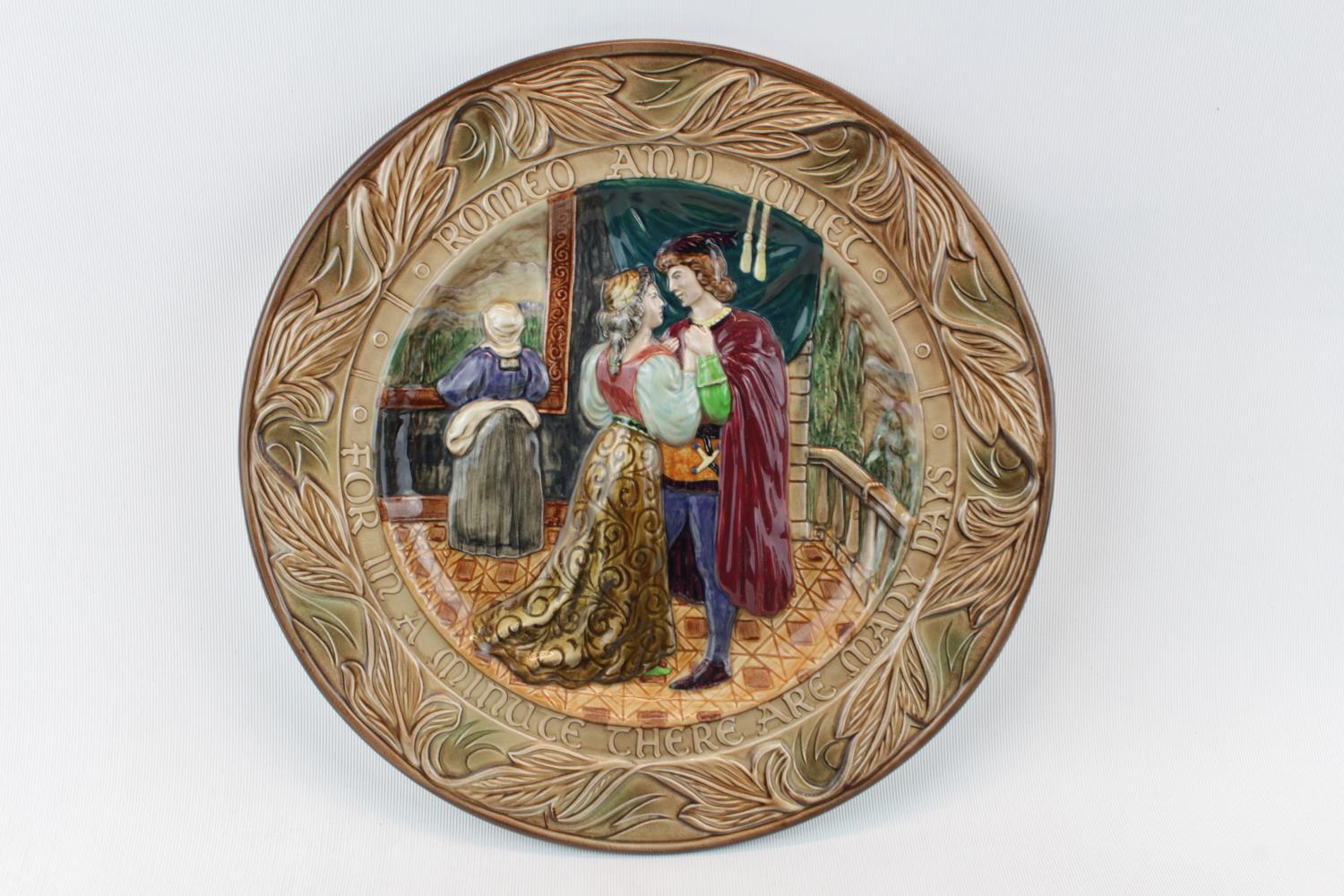 Beswick Romeo and Juliet Wall plate, 2 character jugs Sairey Gamp and Tony Weller and a Sylvac - Image 3 of 5