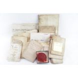 Collection of 17th, 18th & 19thC Indentures and contracts