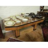 An Art Deco dining table.