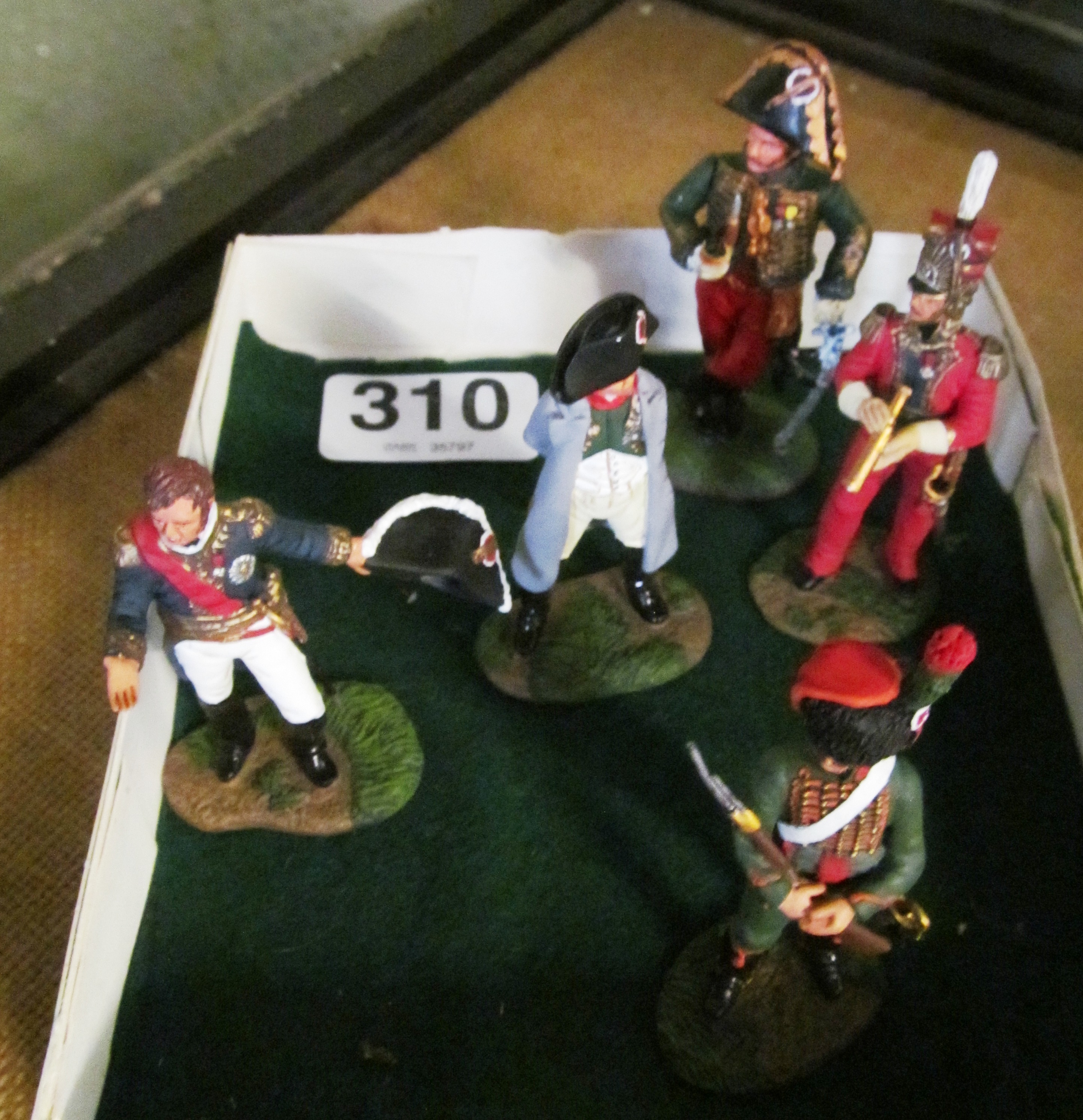 Britains Napoleon, three general staff and Delprado figure General La Salle