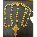 A rosary necklace with Stanhope