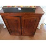 A Victorian mahogany cupboard