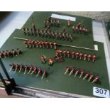 30 Napoleonic and 42 Black Watch infantrymen.