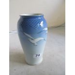 A B&G Copenhagen seagull pattern vase.