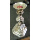 A continental silver candlestick