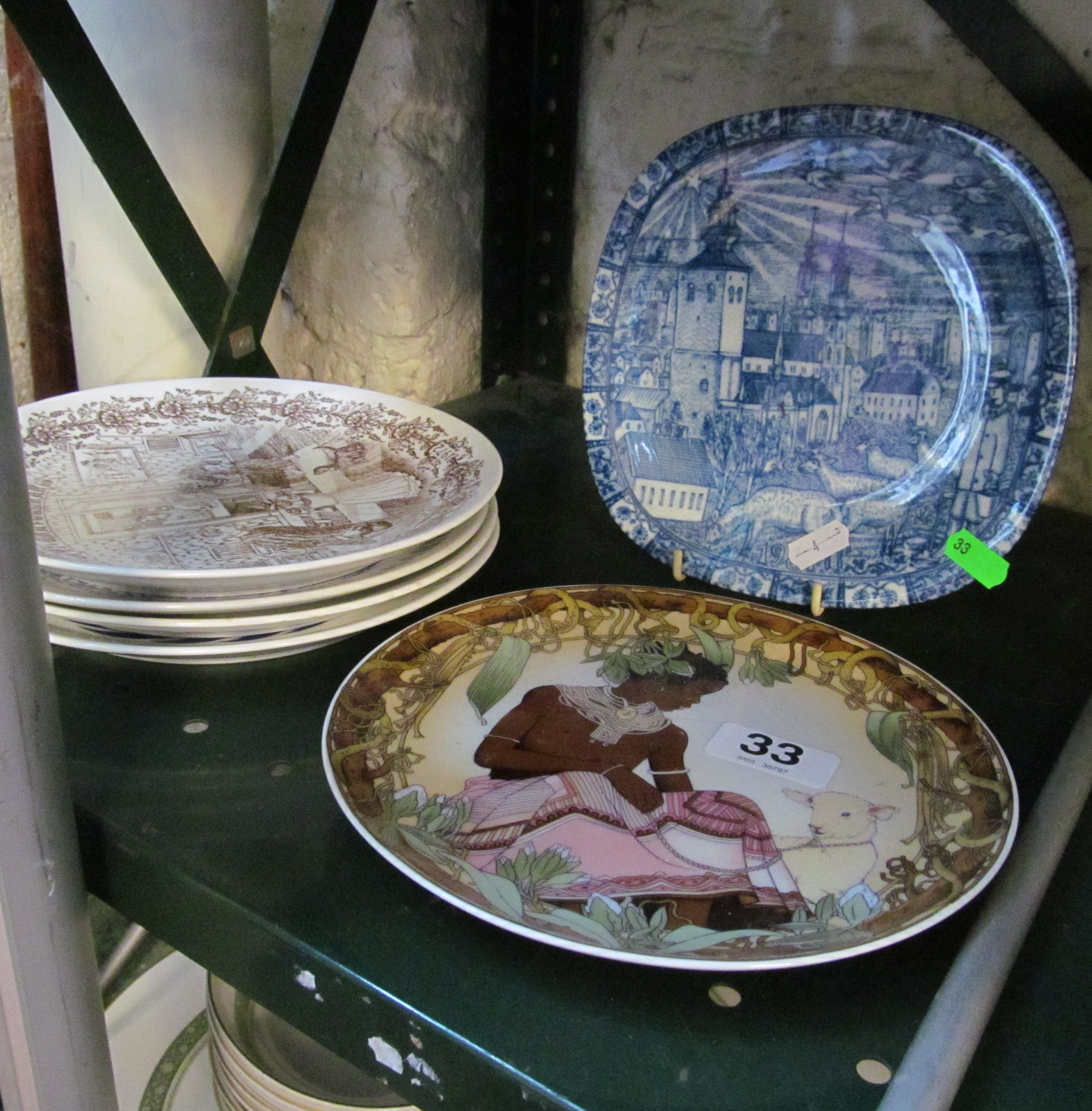 Six Swedish 1970's/80s collectors plates